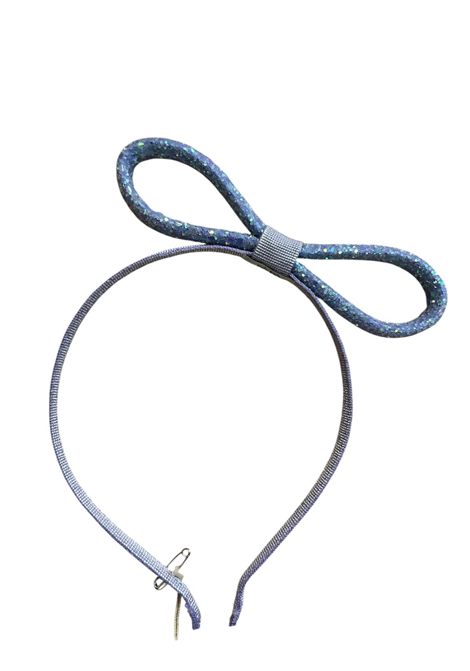 Cerchieto con fiocco glitter Rò Rò | CR425LIL